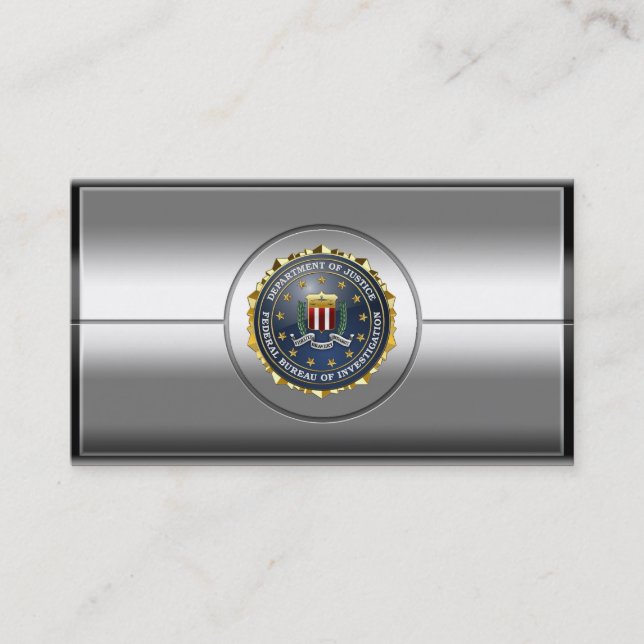 [154] FBI Special Edition Business Card (Front)