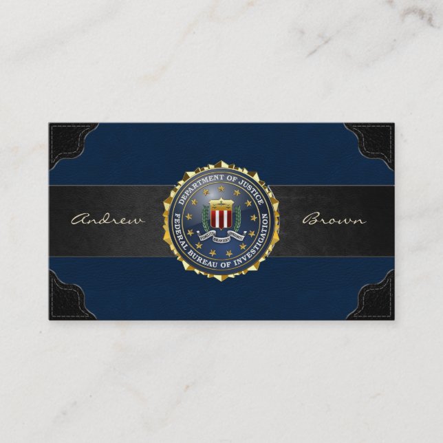 [154] FBI Special Edition Business Card (Front)