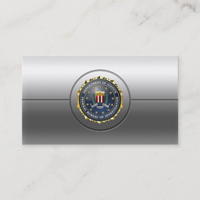 [154] FBI Special Edition Business Card (Front)