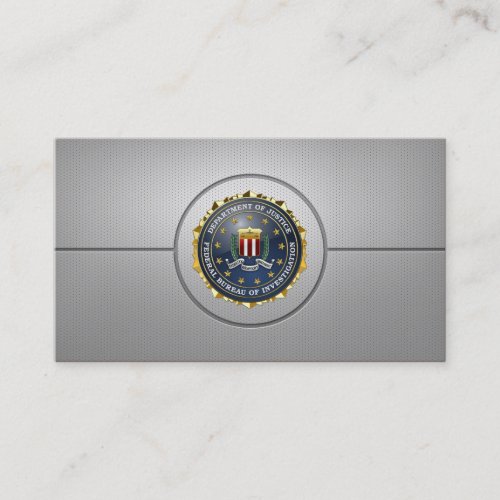 154 FBI Special Edition Business Card