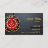 [154] Master Mason, 3rd Degree [Special Edition] Business Card (Back)
