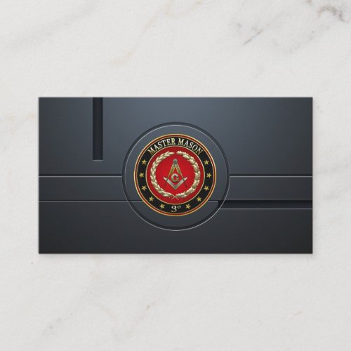 [154] Master Mason, 3rd Degree [Special Edition] Business Card