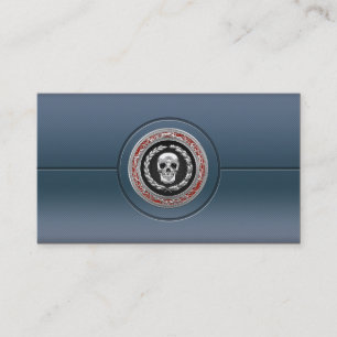 [154] Silver Skull Business Card