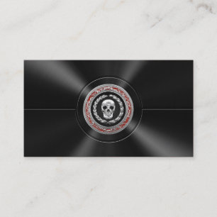 [154] Silver Skull Business Card