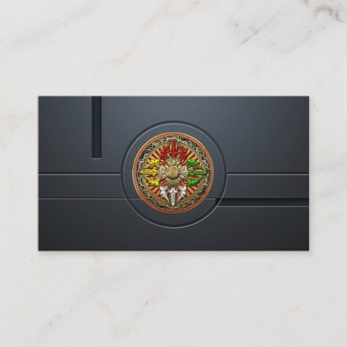 154 Tibetan Double Dorje Mandala Business Card