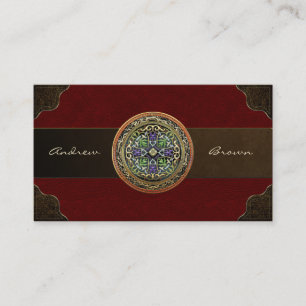 [154] Treasure Trove: Celtic Cross Business Card