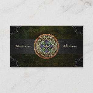 [154] Treasure Trove: Celtic Cross Business Card