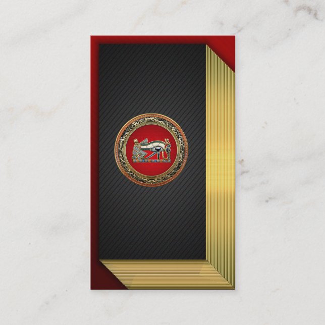 [154] Treasure Trove: The Eye of Horus Business Card (Front)