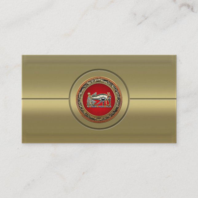 [154] Treasure Trove: The Eye of Horus Business Card (Front)
