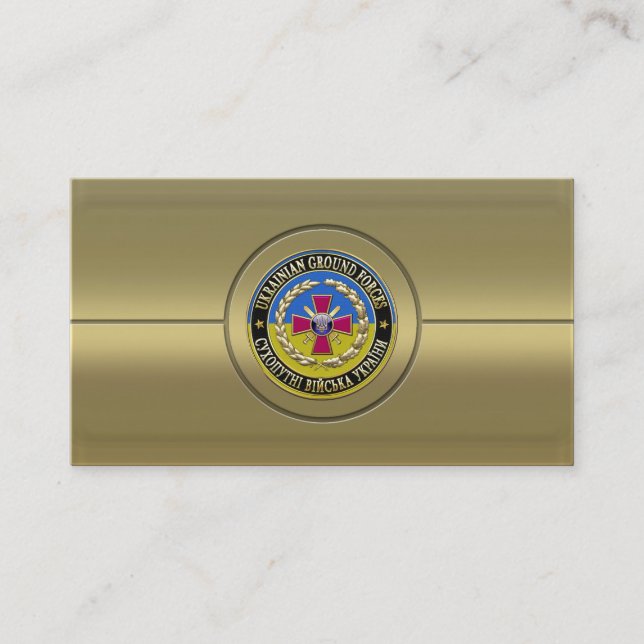 [154] Ukrainian Ground Forces [Special Edition] Business Card (Front)