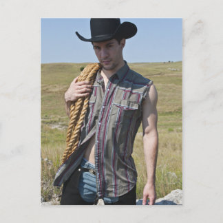 15599-RA Cowboy Postcard