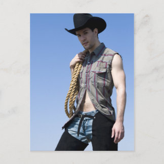 15608-RA Cowboy Postcard