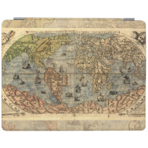 1565 Forlani AntiquevWorld Map Renaissance iPad Smart Cover