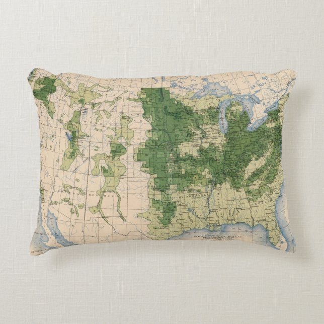 156 Wheat/sq mile Decorative Pillow (Front)