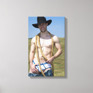15867-RA Cowboy Canvas Print