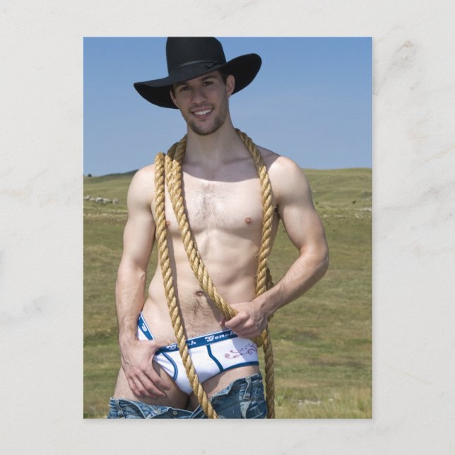 15867-RA Cowboy Postcard (Front)