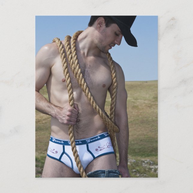 15881-RA Cowboy Postcard (Front)