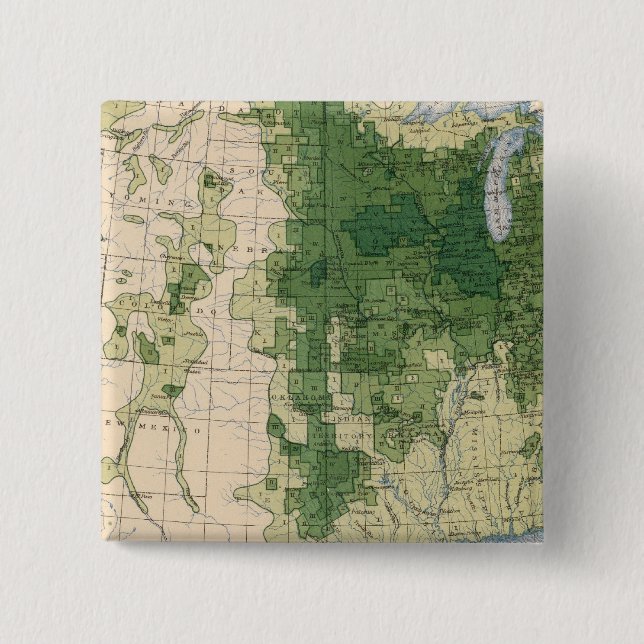 158 Oats/sq mile Button (Front)