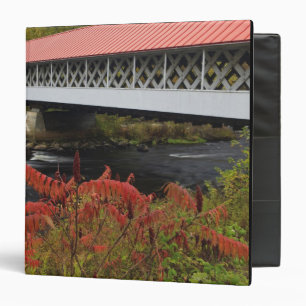 159-foot Ashuelot Covered bridge spanning 3 Ring Binder