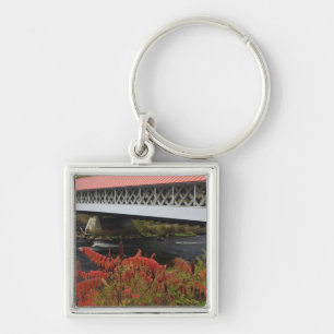 159-foot Ashuelot Covered bridge spanning Keychain