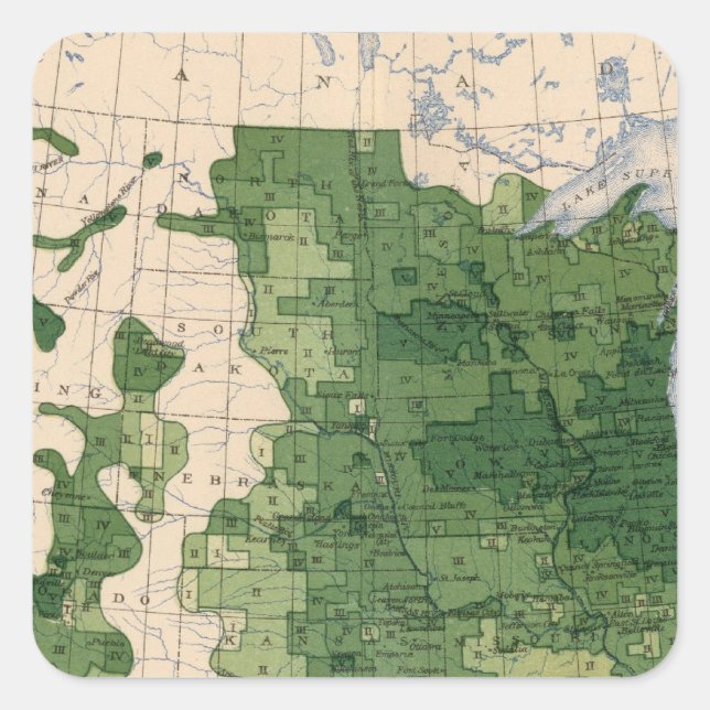 159 Oats/acre Square Sticker (Front)