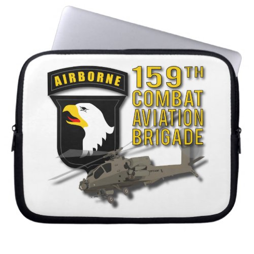 159th Combat Aviation Bde Apache Laptop Sleeve
