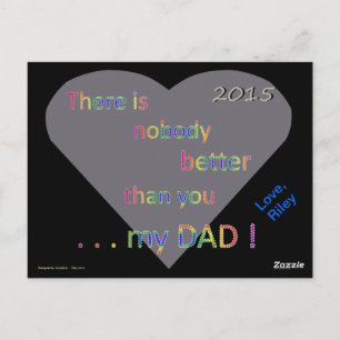 15.05.1 DAD CARD.Riley Postcard