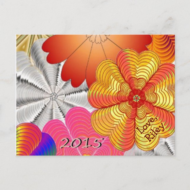 15.05.1.mom.POSTCARD.BUTTERFLY.riley Postcard (Front)