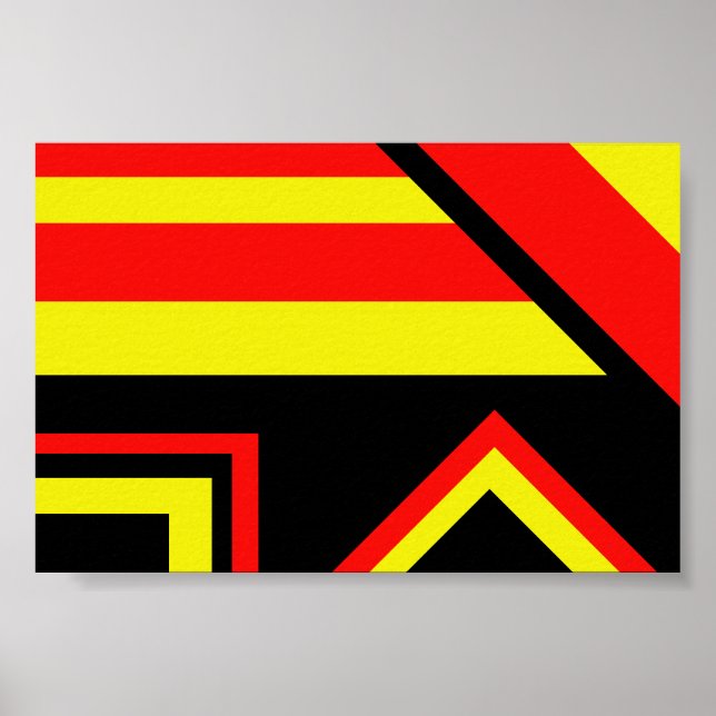 15 Adjustable Swatches Background on a Poster (Front)