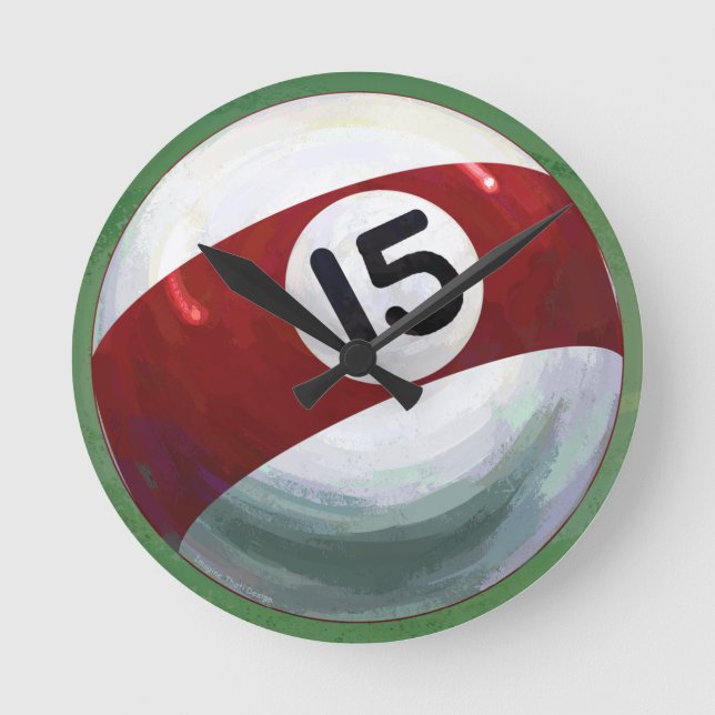 15 Ball Round Clock (Front)
