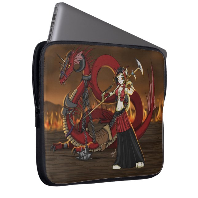 15 inch Anime Manga Art Laptop sleeve (Front Right)