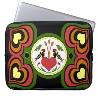 15 inch Laptop Sleeve, Long Happy Relationship Hex Laptop Sleeve