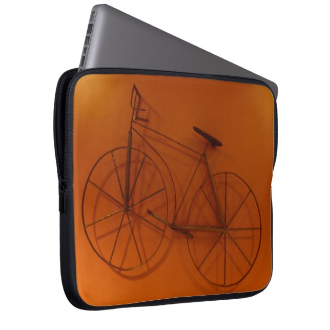 15" Laptop Sleeve Bicycle Shadow (Front Right)