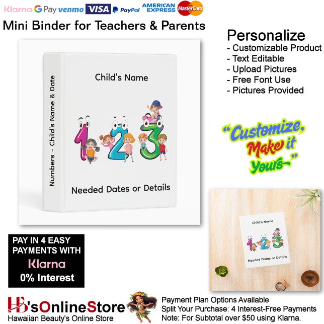 15 Learn Numbers Add Child's Name Date Teacher Mini Binder (15 Learn Numbers Add Child's Name Date Info Teacher Mini Binder.)