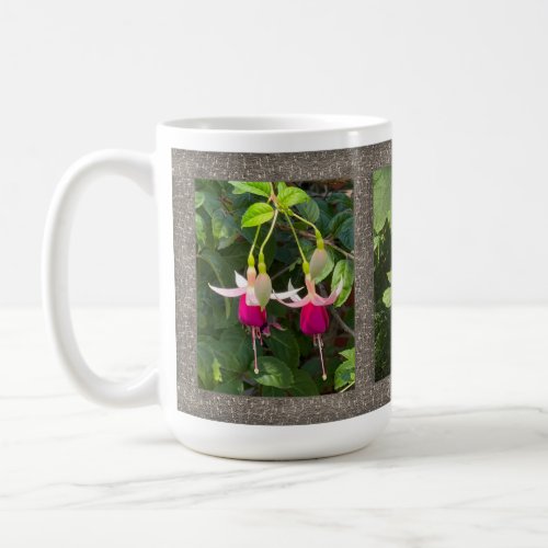 15 oz Coffee Mug with Pretty Flowers