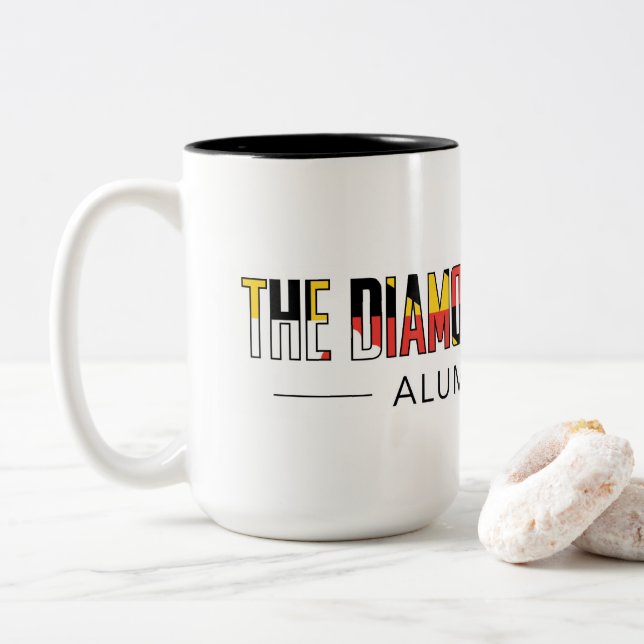 15 oz cup with DBK Alumni Logo (With Donut)