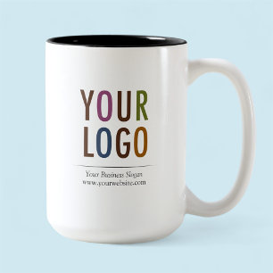 15 oz Custom Mug with Business Logo No Minimum