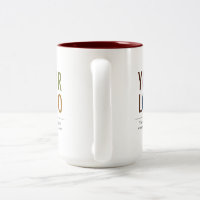 15oz Ceramic Cup, Candy Cane Handle