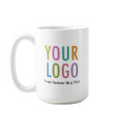15 oz Logo Coffee Mug for Employees Promotional