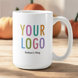 15 oz Logo Coffee Mug for Employees Promotional