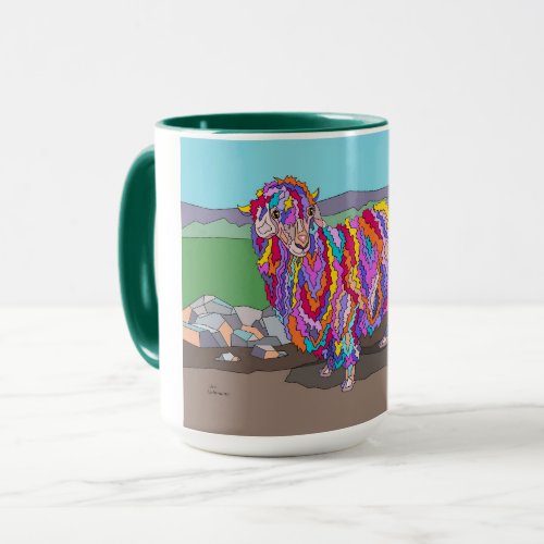 15 oz mug Angora Ram Mug