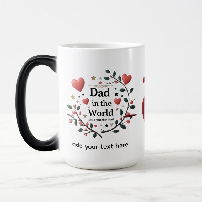 15 oz Personalized Magic Morphing Mug (Left)