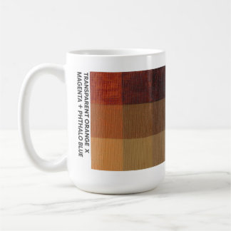 15 oz Transparent Orange x Magenta + Phthalo Blue Coffee Mug