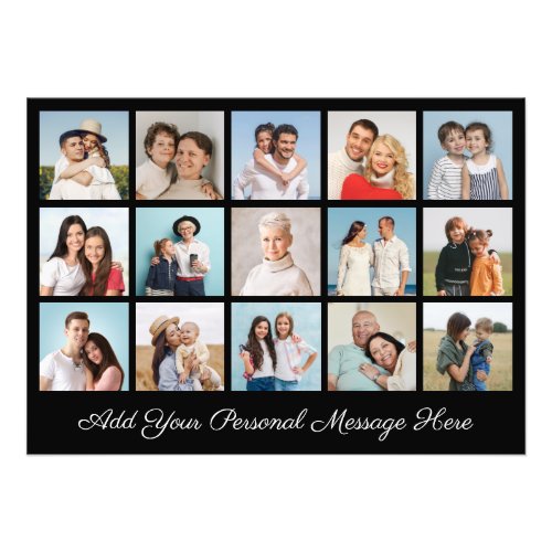 15 Photo Collage Add A Greeting Photo Enlargement