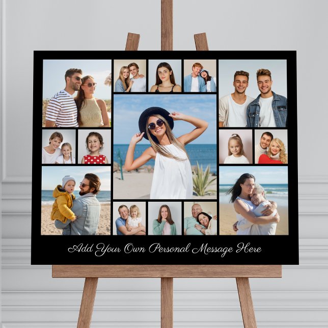 15 Photo Collage Add Your Own Greeting  Foam Board (15 Photo Collage Add Your Own Greeting Foam Board)