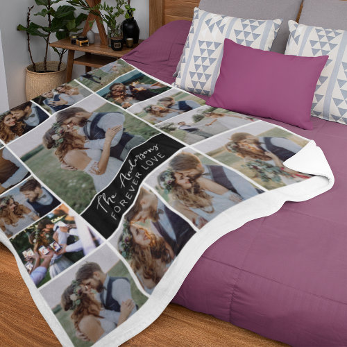 15 Photo Collage Monogram Name