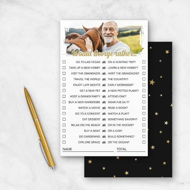 15 Questions Would You Rather Retirement Game Flyer (Creator Uploaded)