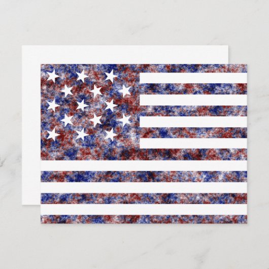 15 Star Us Flag (Front/Back)