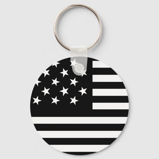 15 Star Us Flag Keychain (Front)