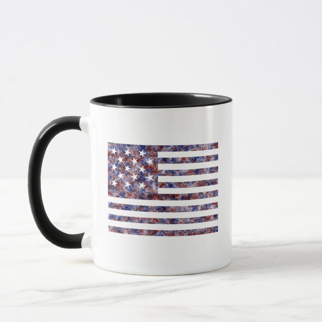 15 Star Us Flag Mug (Left)